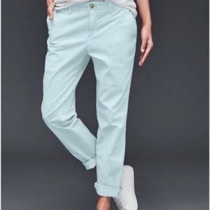 Gap for Good Pale Blue Women's Girlfriend Khaki's Size 8